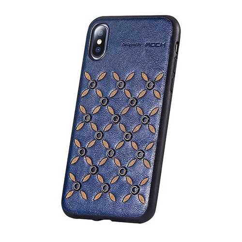 Чехол Rock Origin Series для Apple iPhone X/Xs, Dark Blue в МТС