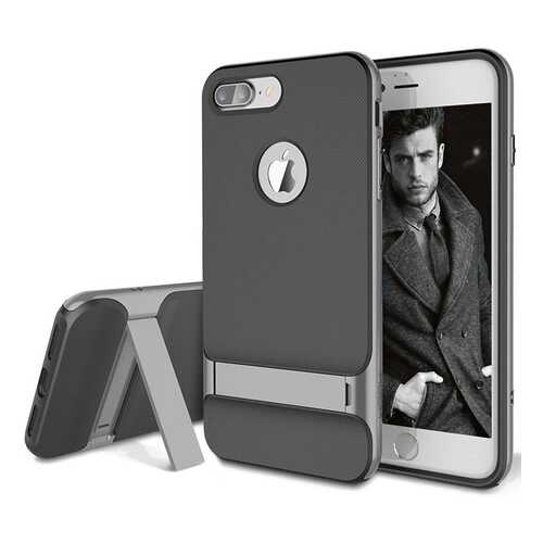 Чехол Rock Royce Kickstand для Apple iPhone 7 Plus/8 Plus Black Grey в МТС