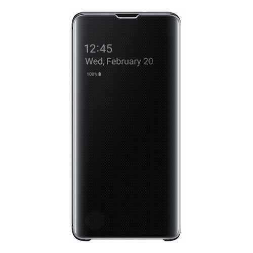 Чехол Samsung Clear View Cover для Galaxy S10 Black в МТС