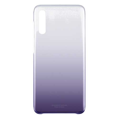 Чехол Samsung для A70 Purple/Transparent в МТС