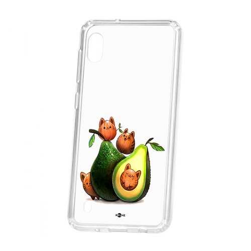 Чехол Samsung Galaxy A10 2019 Kruche Print Авокотики в МТС
