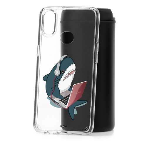 Чехол Samsung Galaxy A10S Kruche Print Акула в МТС