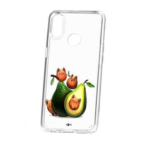 Чехол Samsung Galaxy A10S Kruche Print Авокотики в МТС