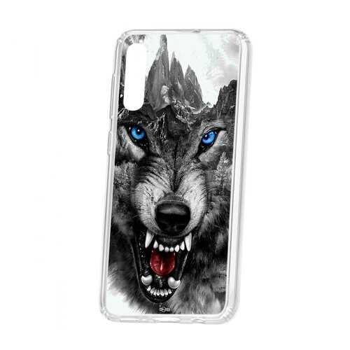 Чехол Samsung Galaxy A50 2019 Kruche Print Волк в МТС