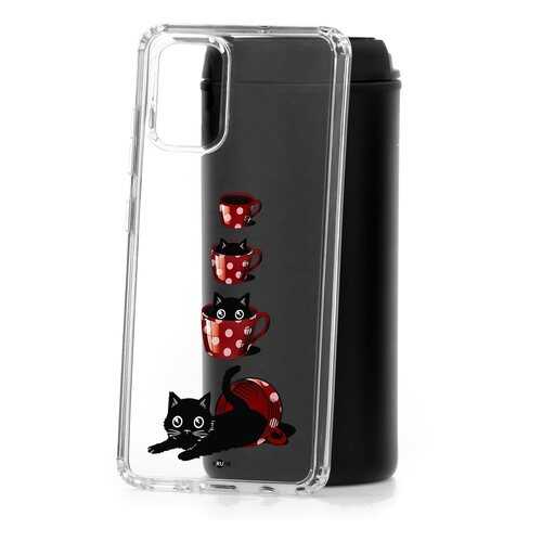 Чехол Samsung Galaxy A51 Kruche Print Котенок в чашке в МТС