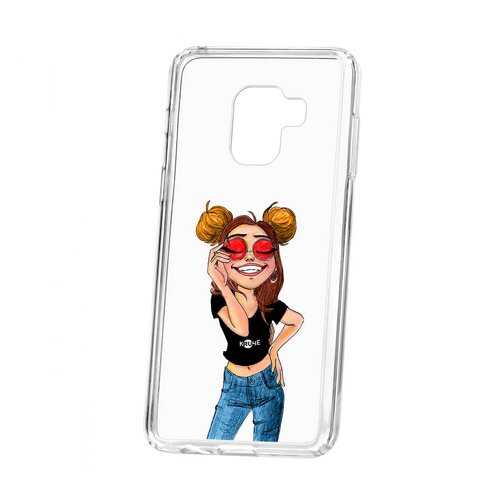 Чехол Samsung Galaxy A8 2018 (A530) Kruche Print Smiling в МТС