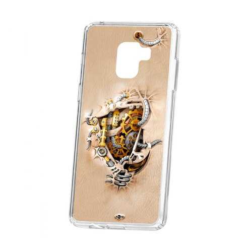 Чехол Samsung Galaxy A8+ 2018 (A730) Kruche Print Механизм в МТС