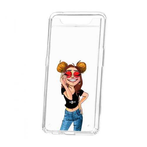 Чехол Samsung Galaxy A80 Kruche Print Smiling в МТС