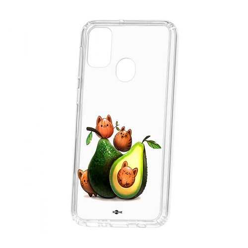 Чехол Samsung Galaxy M30S Kruche Print Авокотики в МТС