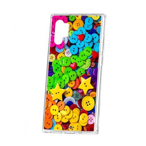 Чехол Samsung Galaxy Note 10+ Kruche Print Пуговки в МТС