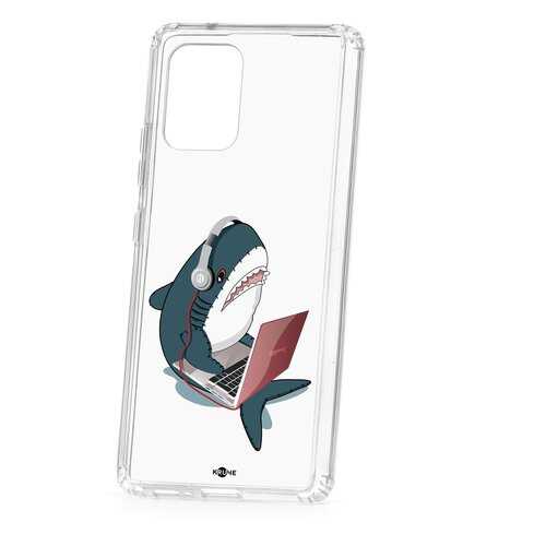 Чехол Samsung Galaxy S10 Lite Kruche Print Акула в МТС