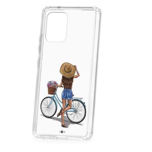 Чехол Samsung Galaxy S10 Lite Kruche Print Велосипедная прогулка в МТС