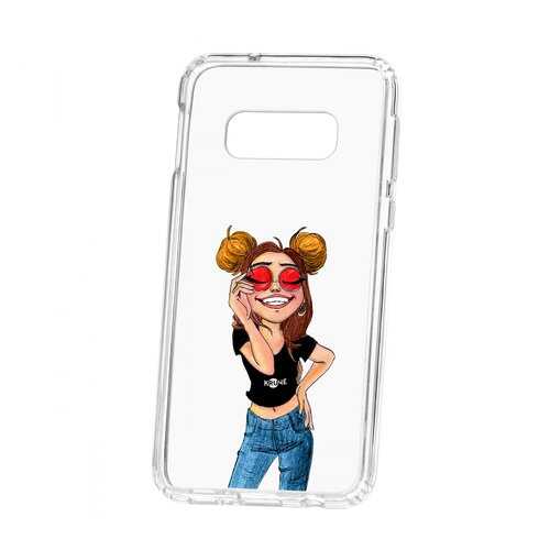 Чехол Samsung Galaxy S10e Kruche Print Smiling в МТС