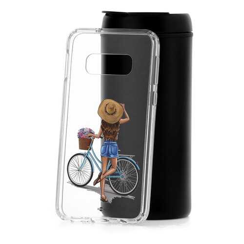 Чехол Samsung Galaxy S10e Kruche Print Велосипедная прогулка в МТС