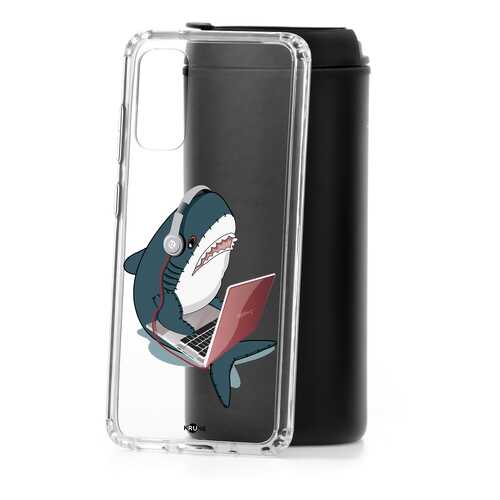 Чехол Samsung Galaxy S20 Kruche Print Акула в МТС
