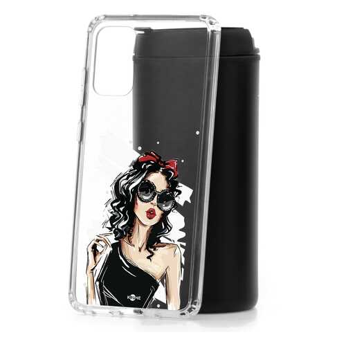 Чехол Samsung Galaxy S20 Plus Kruche Print Фэшн леди в МТС