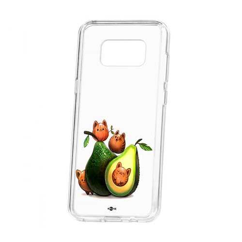 Чехол Samsung Galaxy S8 Plus Kruche Print Авокотики в МТС