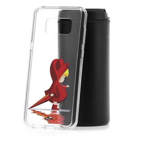 Чехол Samsung Galaxy S8 Plus Kruche Print Девочка с зонтом в МТС