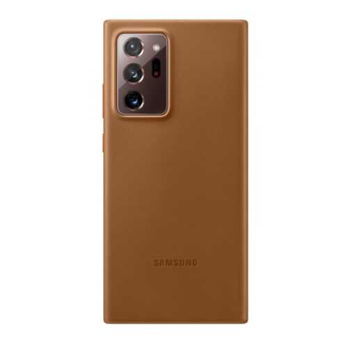 Чехол Samsung Leather Cover для Galaxy Note20 Ultra Brown в МТС