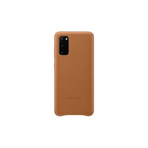 Чехол Samsung Leather Cover X1 для Galaxy S20 Brown в МТС