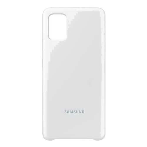 Чехол Samsung Silicone Cover для Samsung A51 White в МТС