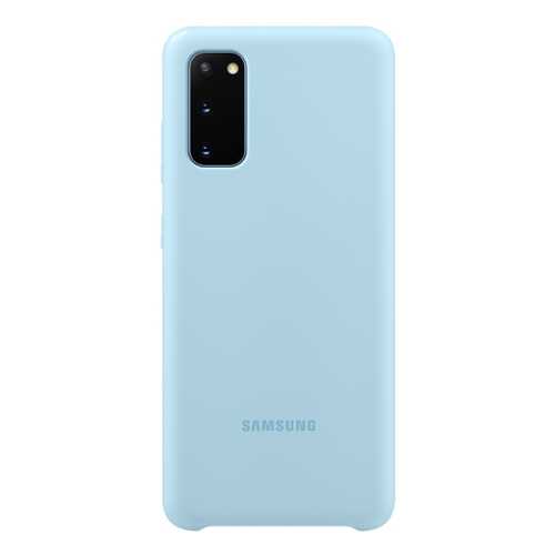Чехол Samsung Silicone Cover X1 для Galaxy S20 Sky Blue в МТС