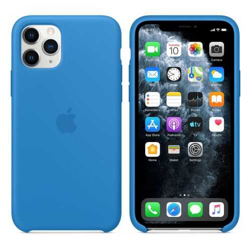 Чехол Silicone Case для Apple iPhone 11 Pro Surf Blue (MXW02FE/A) в МТС
