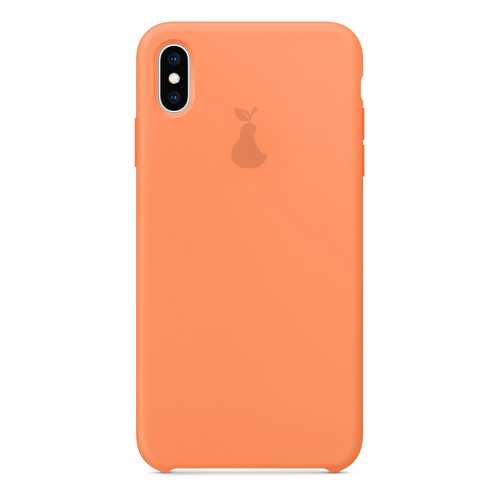 Чехол Silicone Case для iPhone X/XS Премиум, оранжевый, SCPQIPXXS-02-CLEM в МТС