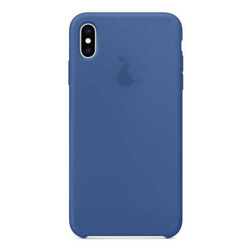 Чехол Silicone Case для iPhone X/XS Премиум, синий, SCPQIPXXS-46-ALAS в МТС