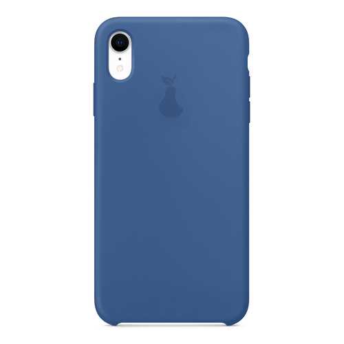 Чехол Silicone Case для iPhone XR Премиум, синий, SCPQIPXR-46-ALAS в МТС