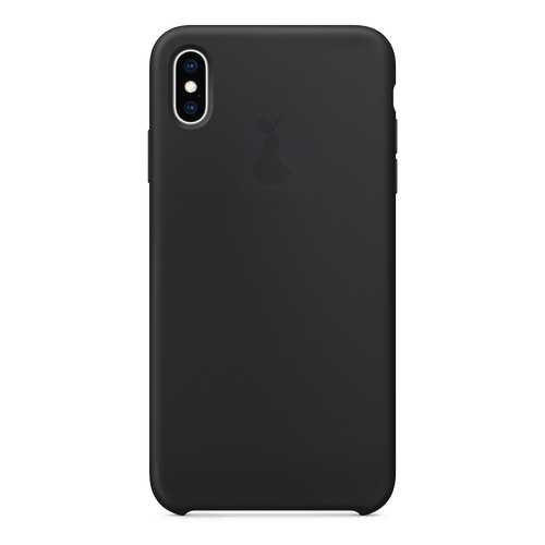 Чехол Silicone Case для iPhone XS Max, черный, SCIPXSM-18-BLAC в МТС
