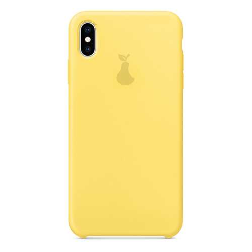 Чехол Silicone Case для iPhone XS Max, желтый, SCIPXSM-04-YELO в МТС