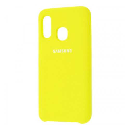 Чехол Silicone Cover для Samsung Galaxy A40 (A405F) Yellow в МТС