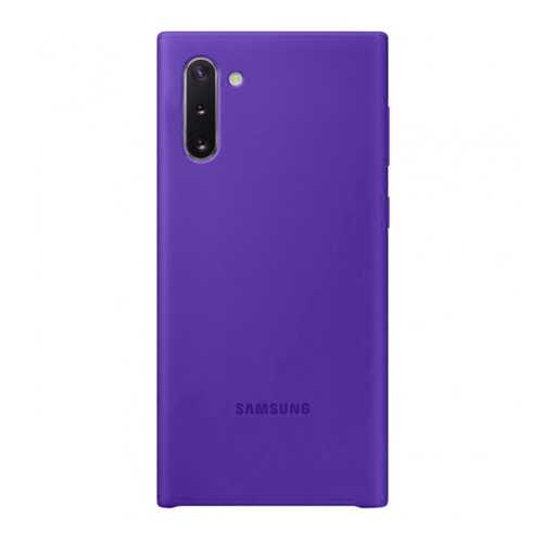 Чехол Silicone Cover для Samsung Galaxy Note 10 (Фиолетовый) в МТС