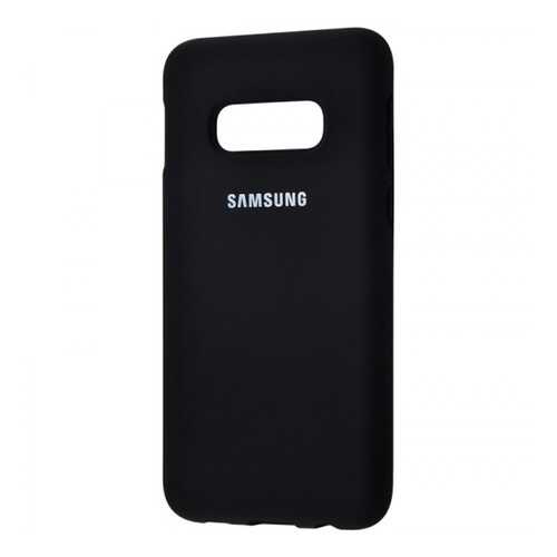 Чехол Silicone Cover для Samsung Galaxy S10 Plus (full protective) Black в МТС