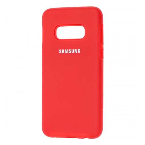 Чехол Silicone Cover для Samsung Galaxy S10 Plus (full protective) Red в МТС