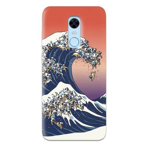 Чехол СМАКС The Great Wave of Pug для Xiaomi Redmi 5 Plus (2017) в МТС