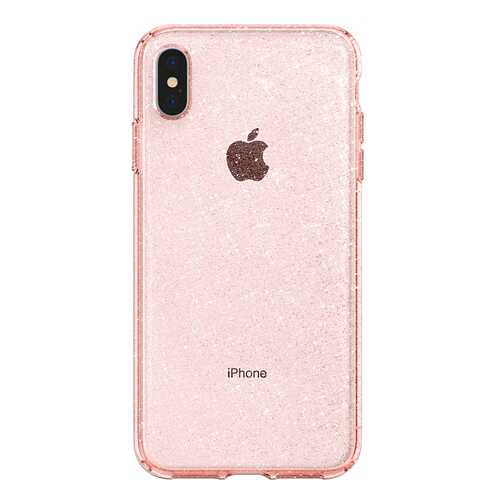 Чехол Spigen Liquid Crystal Glitter (065CS25124) для iPhone Xs Max (Rose Quartz) в МТС