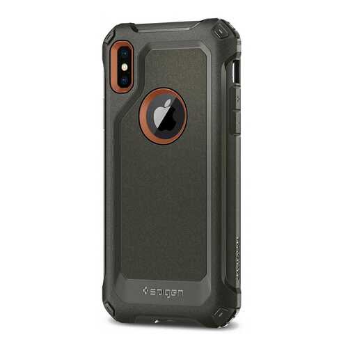Чехол Spigen Pro Guard (057CS22651) для Apple iPhone X (Army Green) в МТС