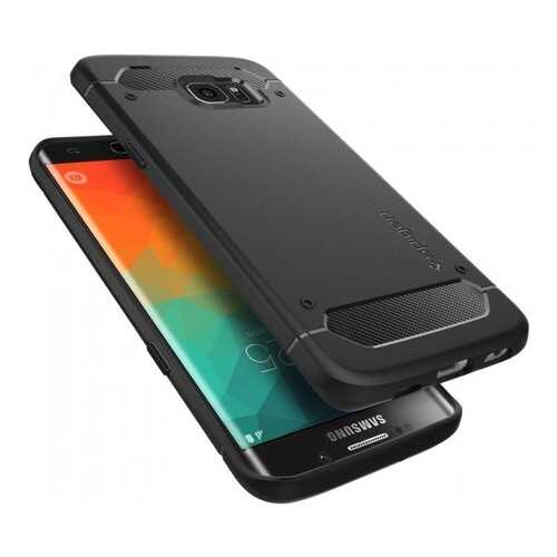 Чехол Spigen Rugged Capsule для Galaxy S6 EdgePlus Black Spigen11698 в МТС