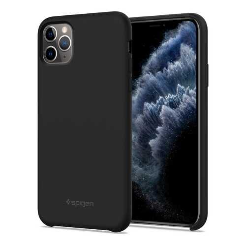 Чехол Spigen Silicone Fit 077CS27226 для iPhone 11 Pro Black в МТС