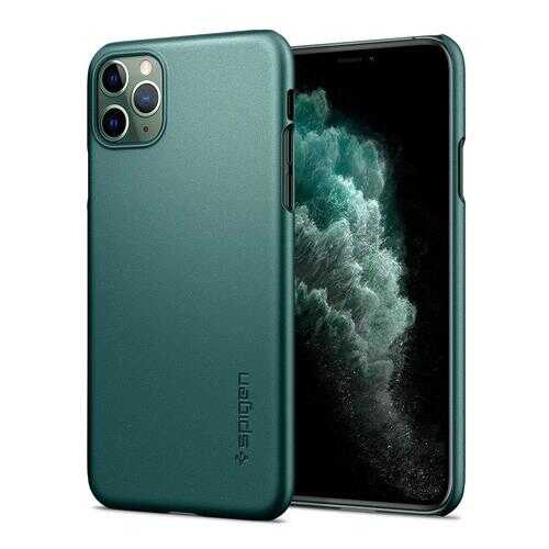 Чехол Spigen Thin Fit для iPhone 11 Pro Max (Midnight Green) в МТС
