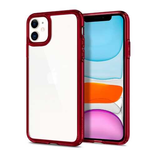 Чехол Spigen Ultra Hybrid (ACS00405) для iPhone 11 (Red) в МТС