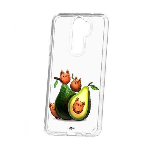 Чехол Xiaomi Redmi Note 8 Pro Kruche Print Авокотики в МТС