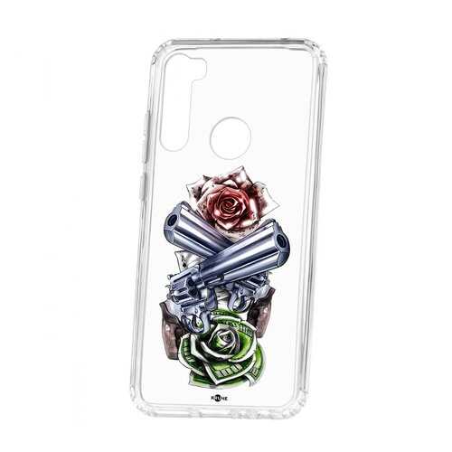 Чехол Xiaomi Redmi Note 8T Kruche Print Карты деньги 2 ствола в МТС