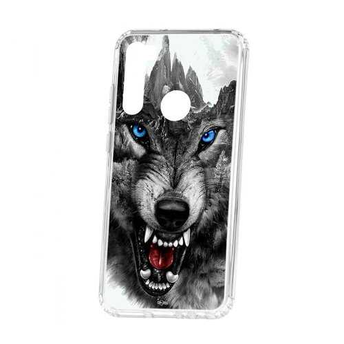 Чехол Xiaomi Redmi Note 8T Kruche Print Волк в МТС
