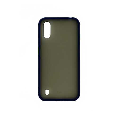 Чехол Zibelino Plastic Matte для Samsung Galaxy A01 (A015) Blue в МТС