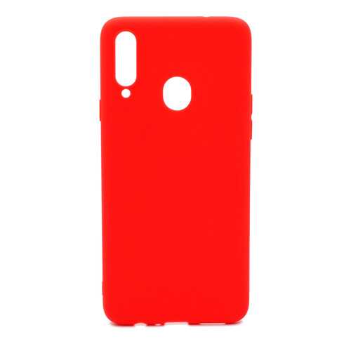 Чехол Zibelino Soft Matte для Samsung A20s (A207) Red в МТС