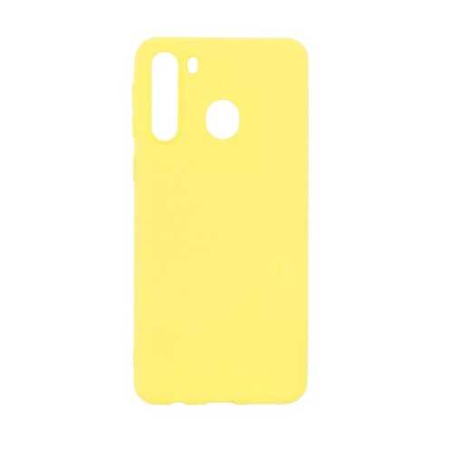 Чехол Zibelino Soft Matte для Samsung Galaxy A21 (A215) Yellow в МТС