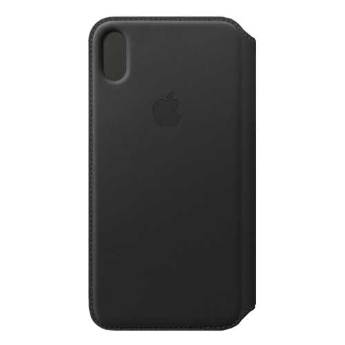 Кейс для iPhone Apple Folio XS Max кожаный черный MRX22ZM/A в МТС
